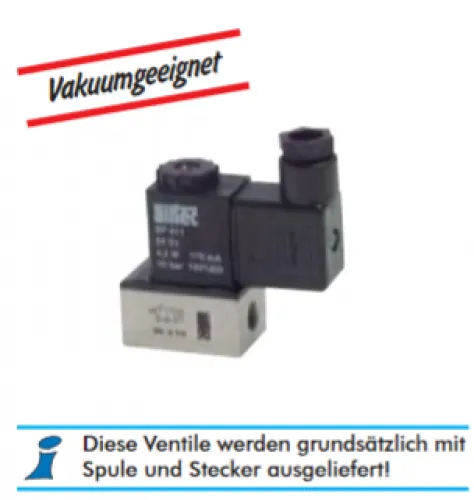3/2-Wege Magnetventile direktbetätigt NC – AIRTEC Baureihe MS